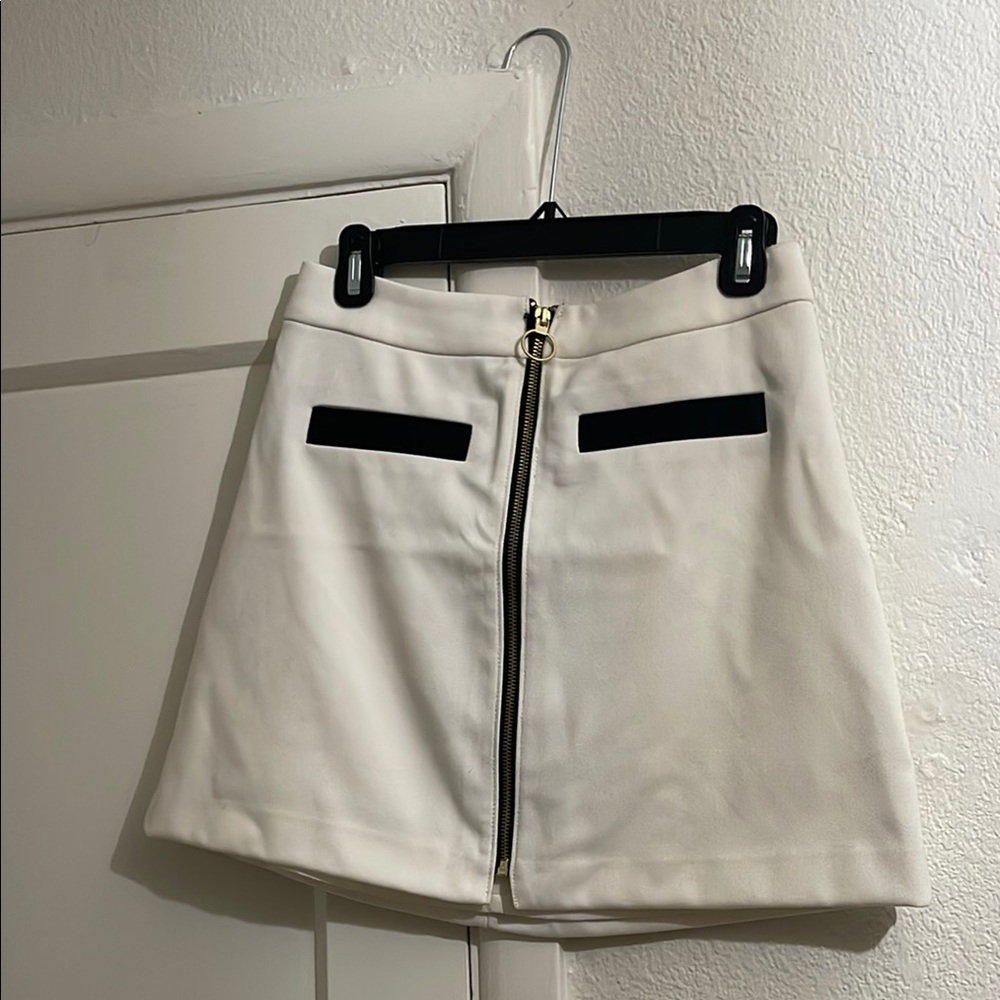 Black and white skirt